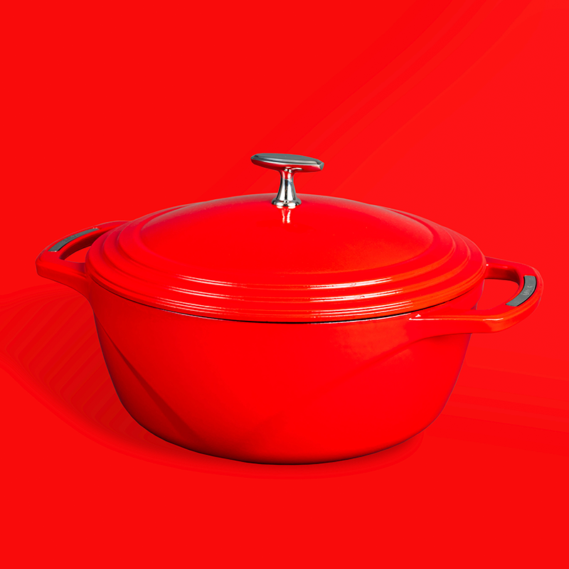 LODGE 6 Quart USA Enamel Dutch Oven